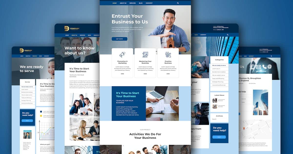Professional Business Website